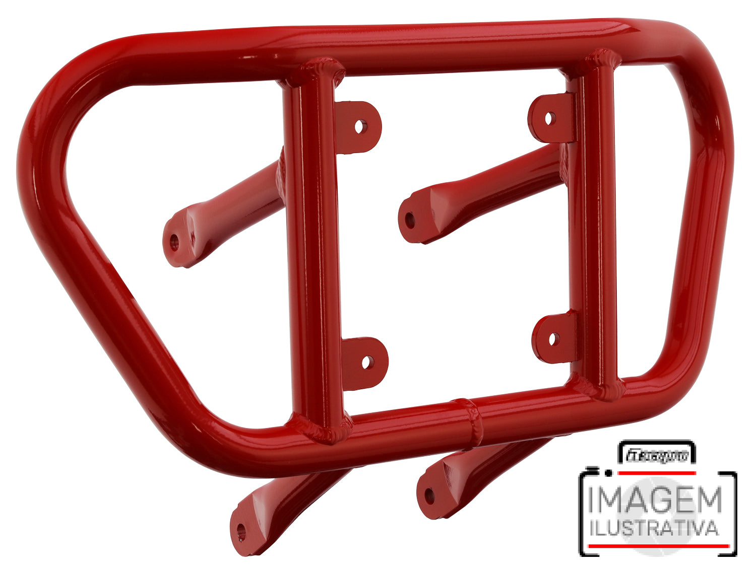 Crosspro - Tube for Front Bumper CR02 For Kawasaki KFX 450R-Red Tube