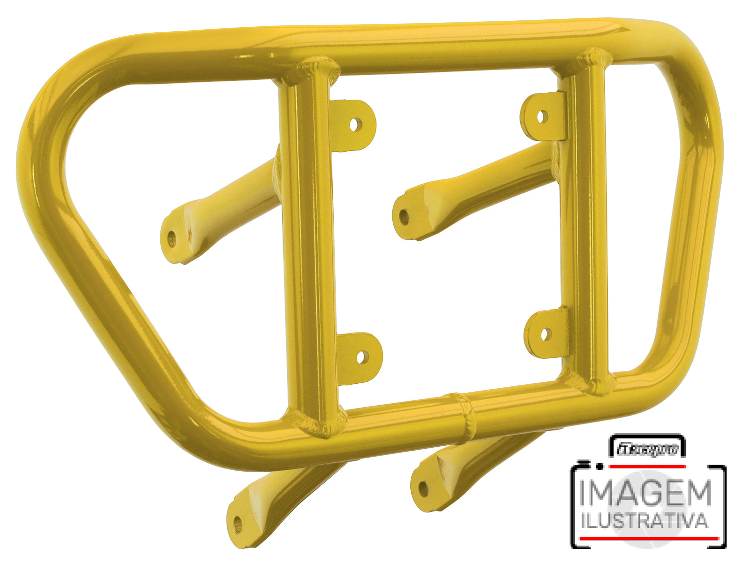 Crosspro - Tube for Front Bumper CR02 For Yamaha YFM 660 Raptor-Yellow Tube