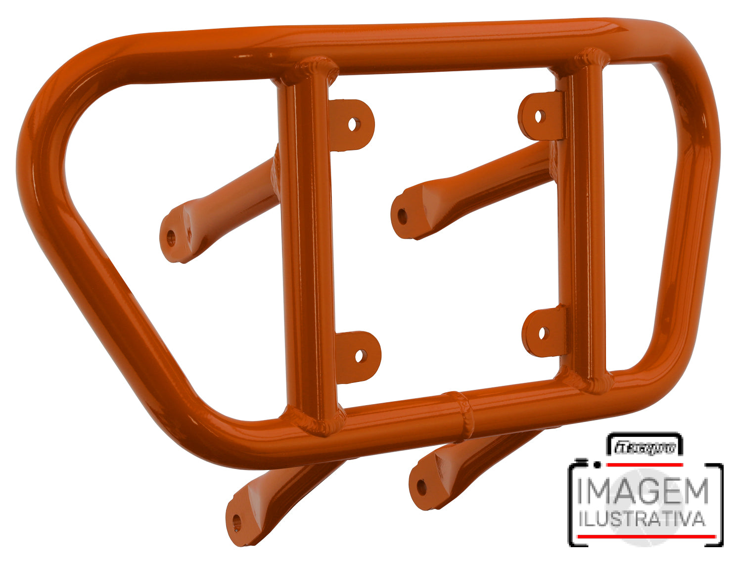 Crosspro - Tube for Front Bumper CR02 For Yamaha YFZ 450R-Orange Tube