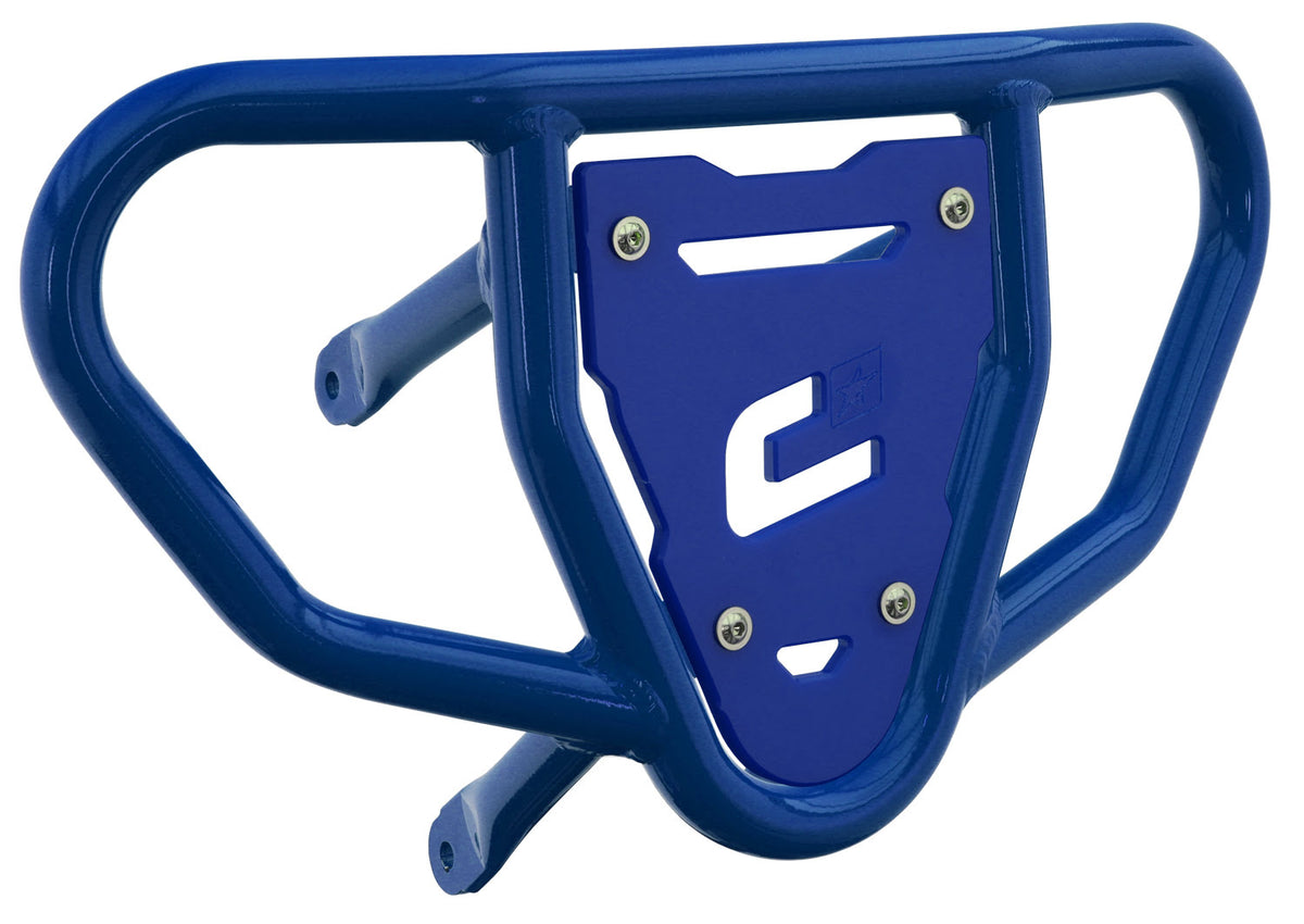 Crosspro - Front Bumper CR03 For Suzuki LT-R 450-Blue Tube / Blue Plate
