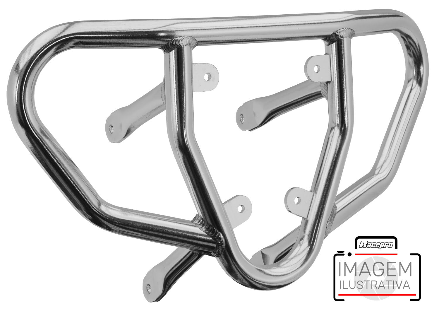 Crosspro - Tube for Front Bumper CR03 For Yamaha YFM 660 Raptor-Polish Tubo