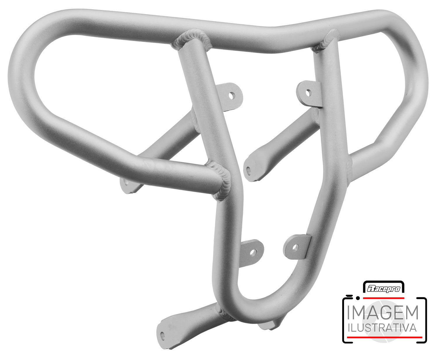 Crosspro - Tube for Front Bumper CR04 For Arctic Cat 400 DVX, Honda TRX 400, TRX 450, Honda TRX 400, Kawasaki KFX 400, Suzuki LT-Z 400-Ice Polish Tube