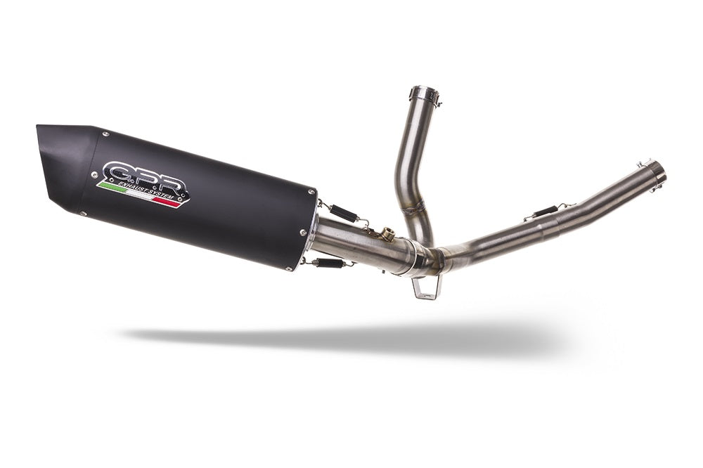 GPR-Exhaust---Furore-Evo4-Nero-Mid-Line-for-V-Strom-650-from-2021-to-2025-dB-Killer-Catalyst-