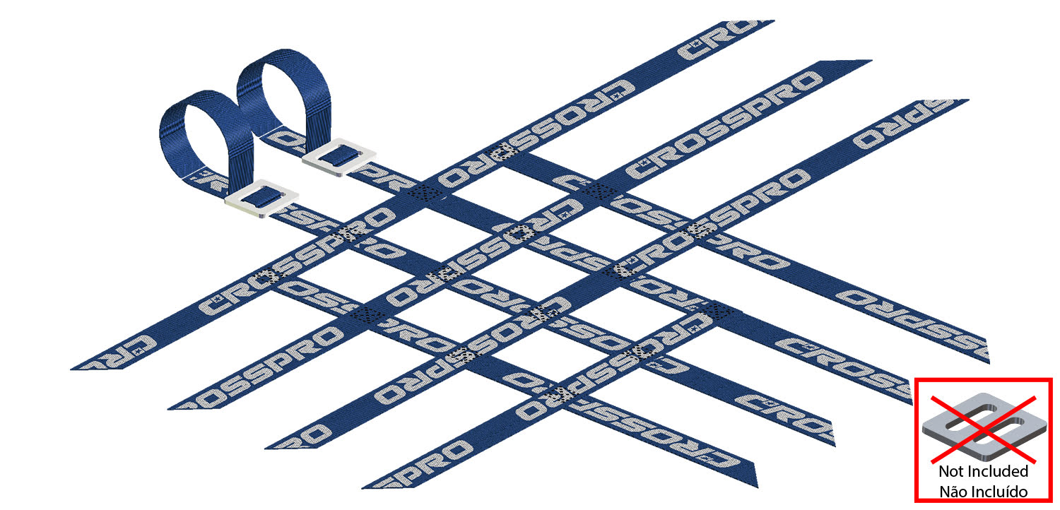 Crosspro - Replacement Nerf Bar Belts / Net (3x4x4)