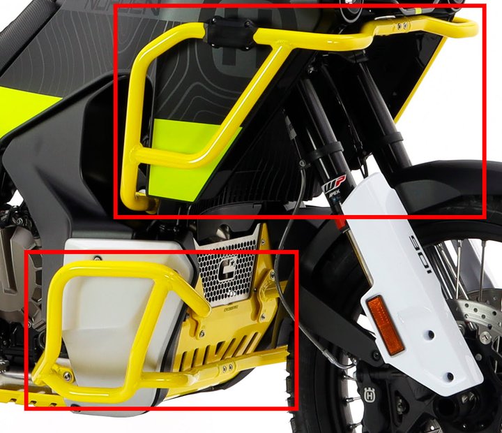 Crosspro - Aluminum Trail Upper & Lower Crash Bar for Husqvarna Norden 901