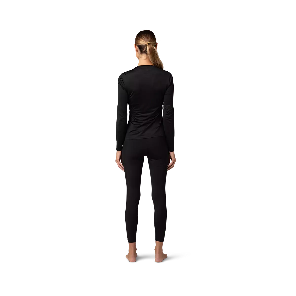 Fox Racing - Womens Tecbase Long Sleeve Shirt-Black (30307-001)