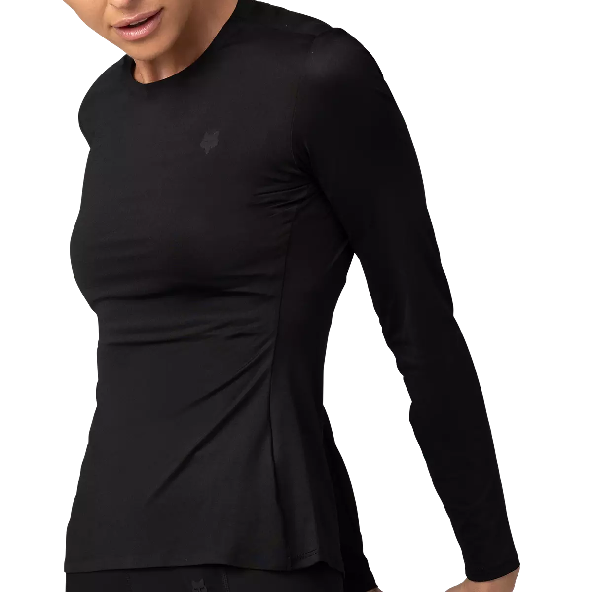 Fox Racing - Womens Tecbase Long Sleeve Shirt-Black (30307-001)