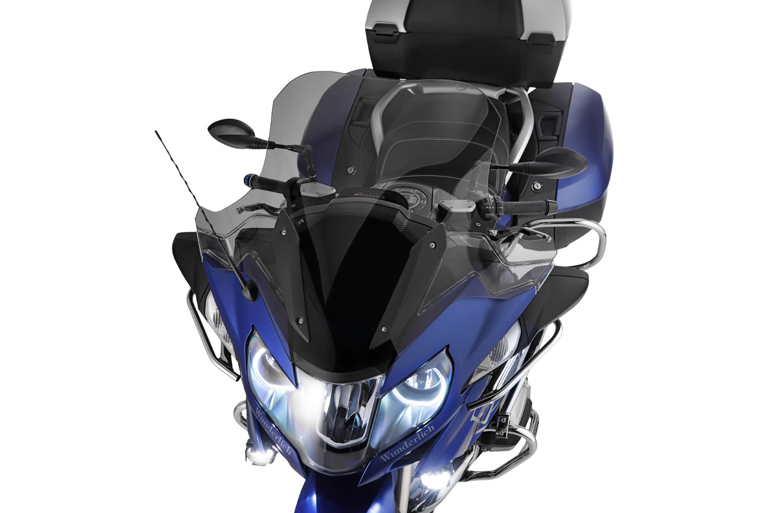 Wunderlich Touring Screen  R 1200/1250 RT LC smoked grey.A luxury touring screen for Tourers.Optimal relief of head,upper body and shoulders