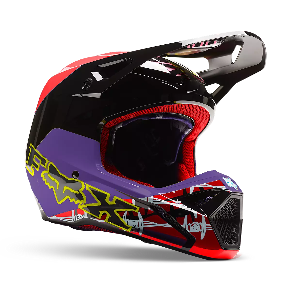 Fox Racing - V1 Barbed Wire Se-Black/Red (30435-017)