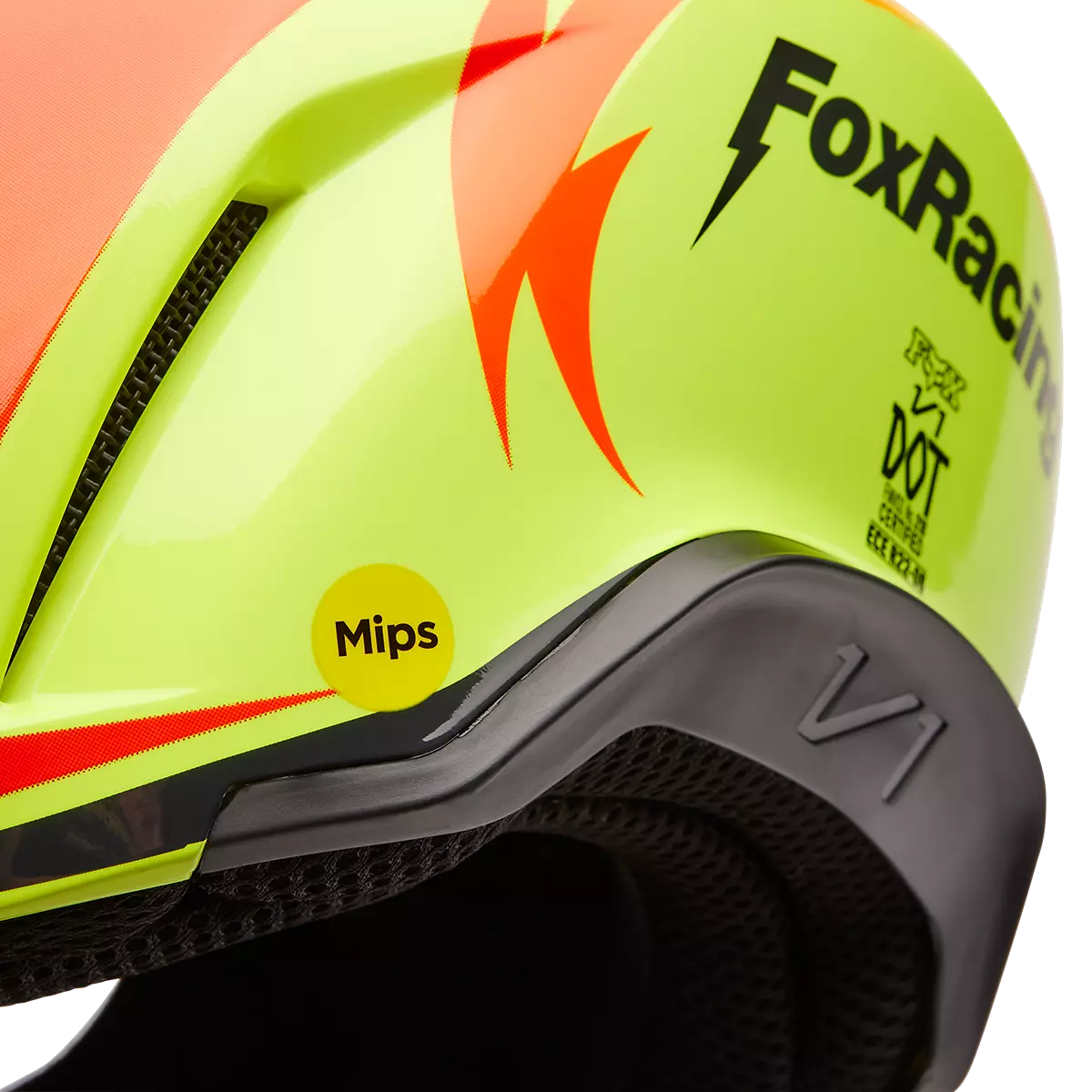 Fox Racing - V1 Statk-Red/Yellow (30440-080)