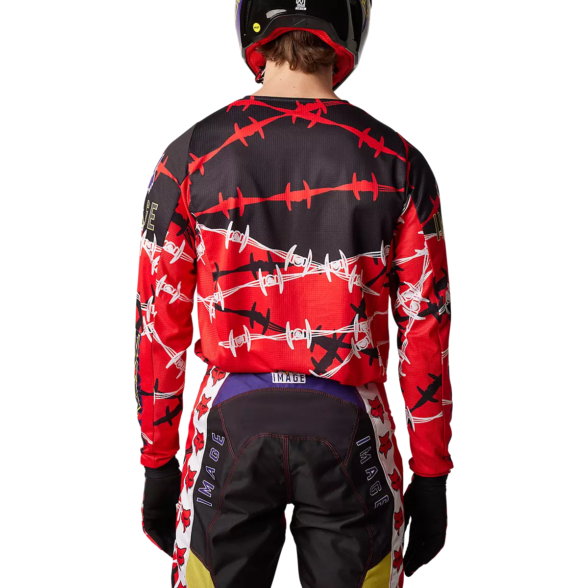 Fox Racing - 180 Barbed Wire SE Jersey-Flo Red (30444-110)