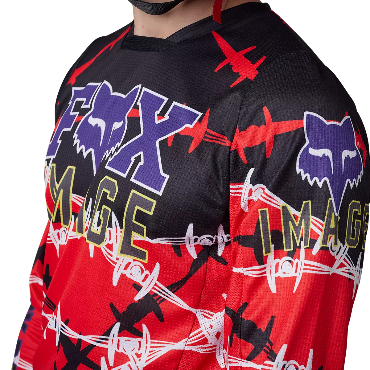 Fox Racing - 180 Barbed Wire SE Jersey-Flo Red (30444-110)