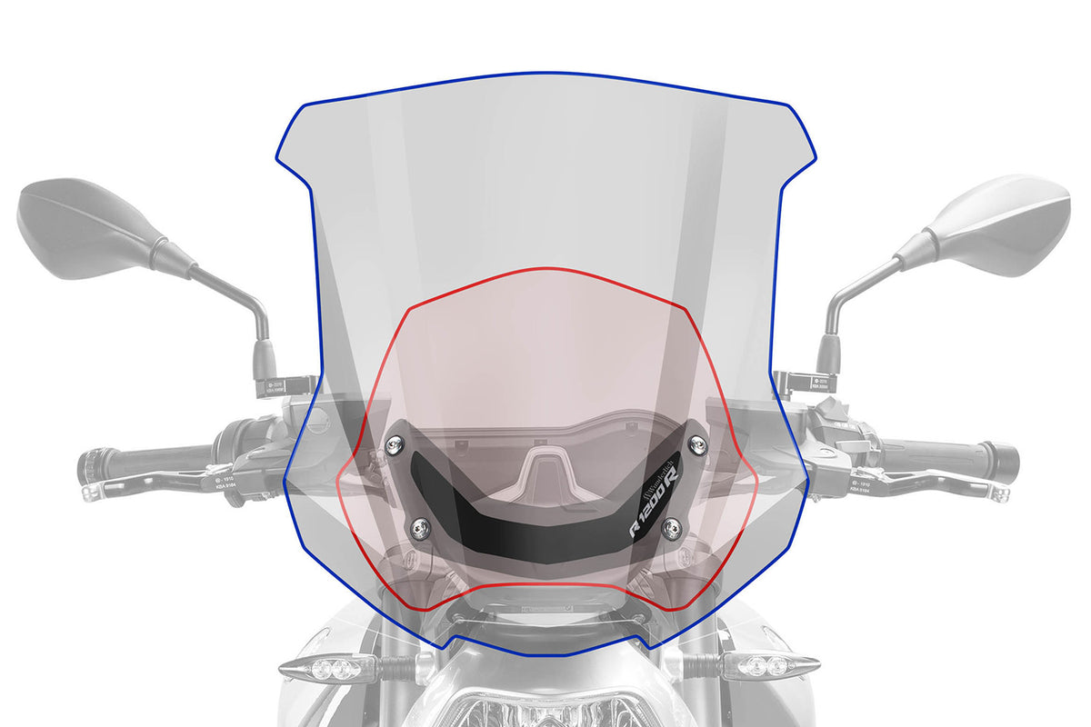 Wunderlich windshield MARATHON R 1200 R LC - complete your BMW ✔ Premium components ✔ Integrated design ➜ Order now