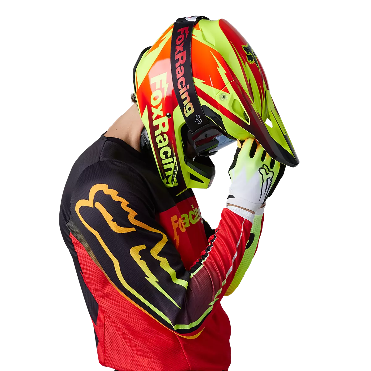 Fox Racing - 180 Statk Jersey-Flo Red (30450-110)