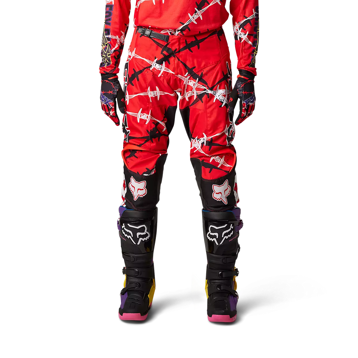 Fox Racing - 180 Barbed Wire SE Pants-Flo Red (30457-110)