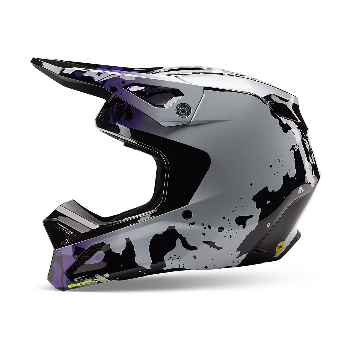 Fox Racing - YTH V1 Morphic Helmet-Black/White (30483-018)