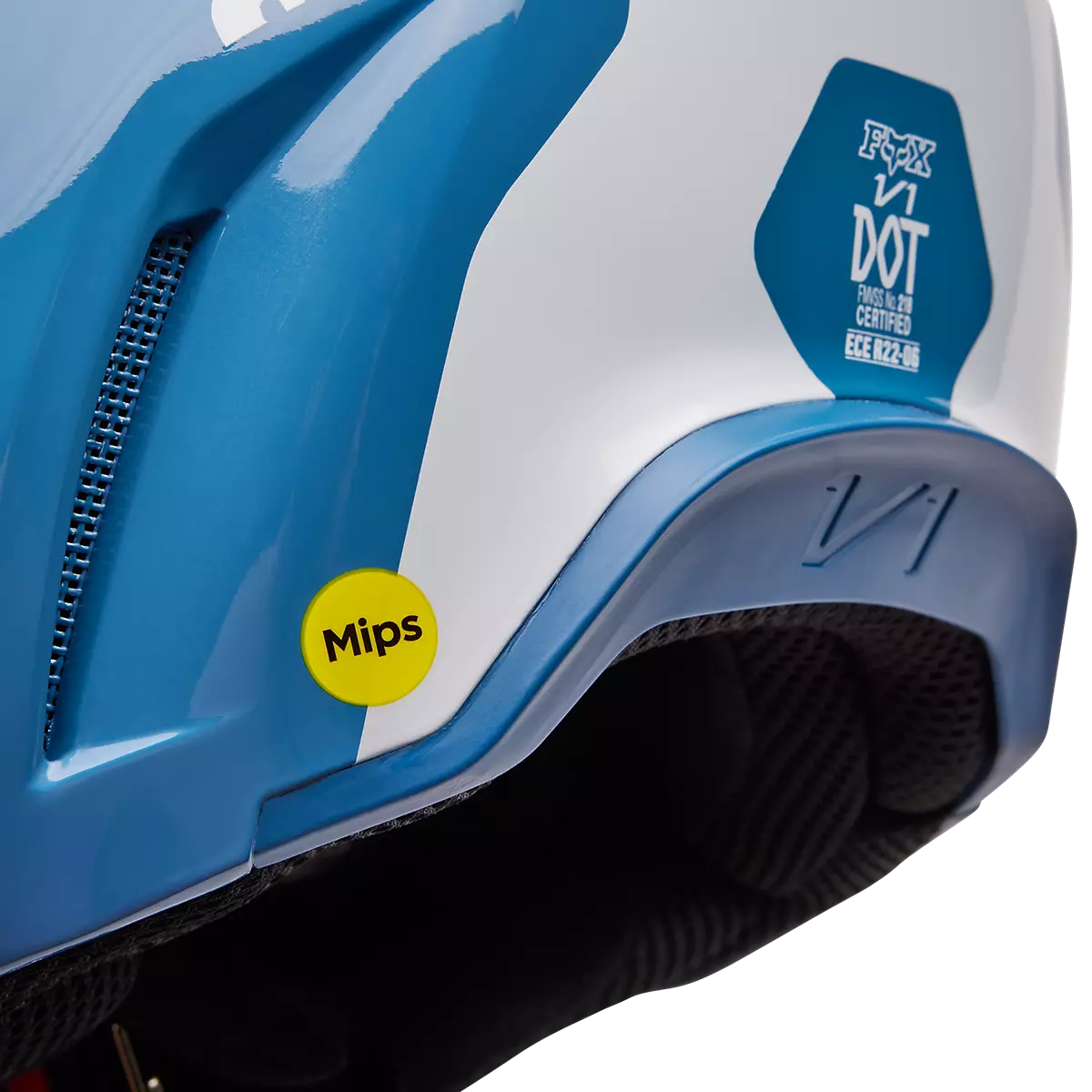 Fox Racing - YTH V1 Morphic Helmet-Blueberry (30483-430)