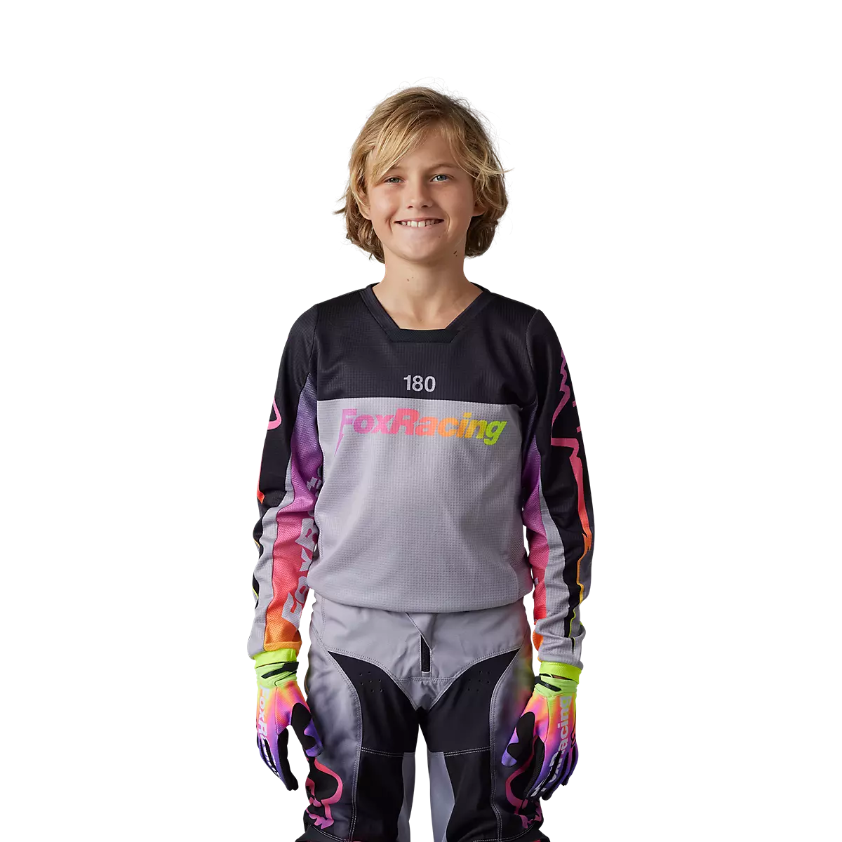 191972793103 30487-172YXL 180 YTH STATK JERSEY  Steel Gray