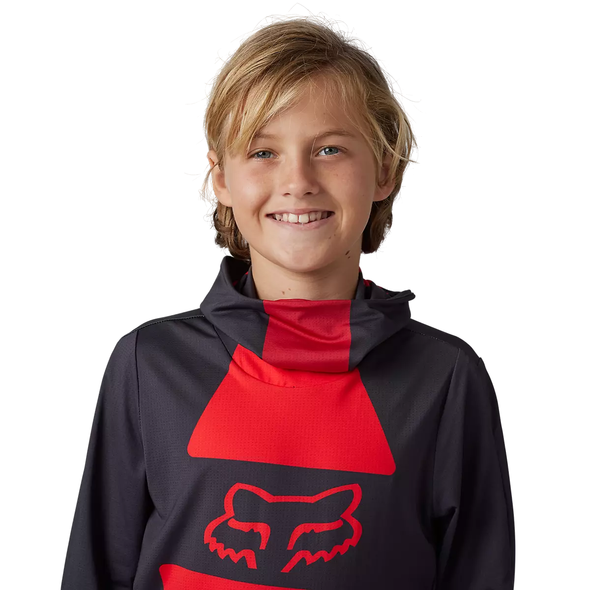 Fox Racing - Youth Ranger Drive Krux SXS Jersey-Flo Red (30489-110)