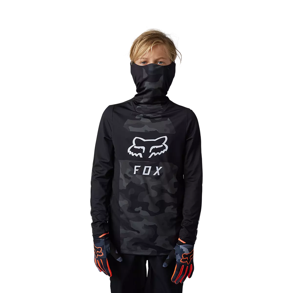 Fox Racing - Youth Ranger Drive Krux SXS Jersey-Black Camo (30489-247)