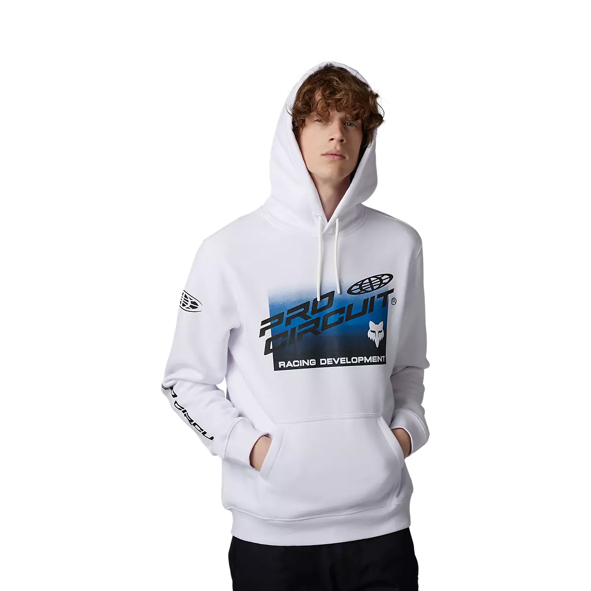 Fox Racing - Foyl Pro Circuit Pullover Fleece-White (30572-008)
