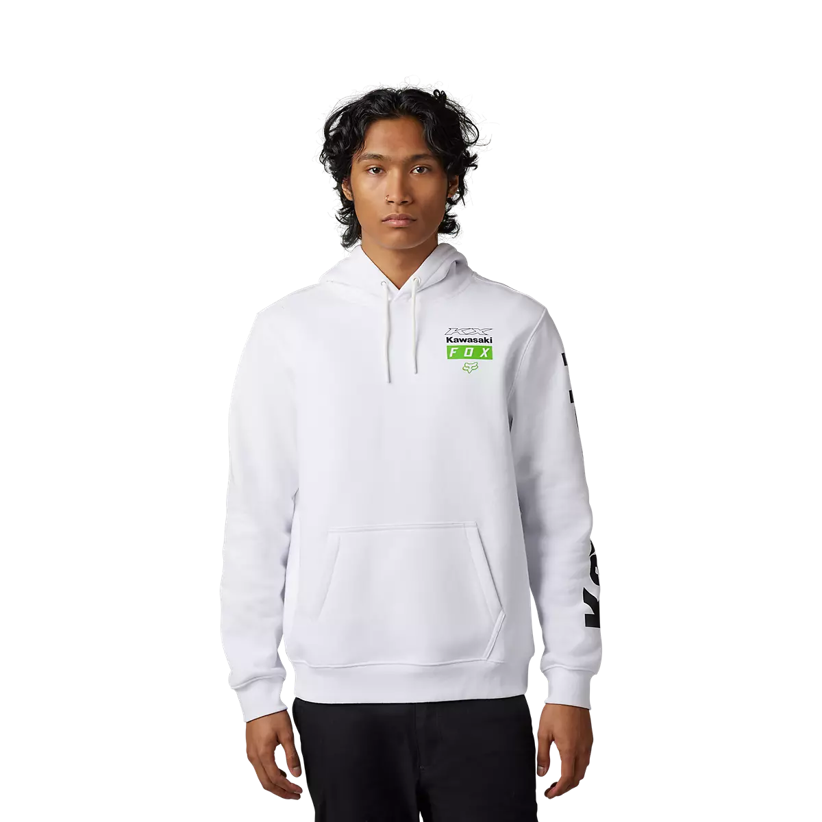 Fox Racing - Fox X Kawasaki Pullover Hoodie-White (30573-008)