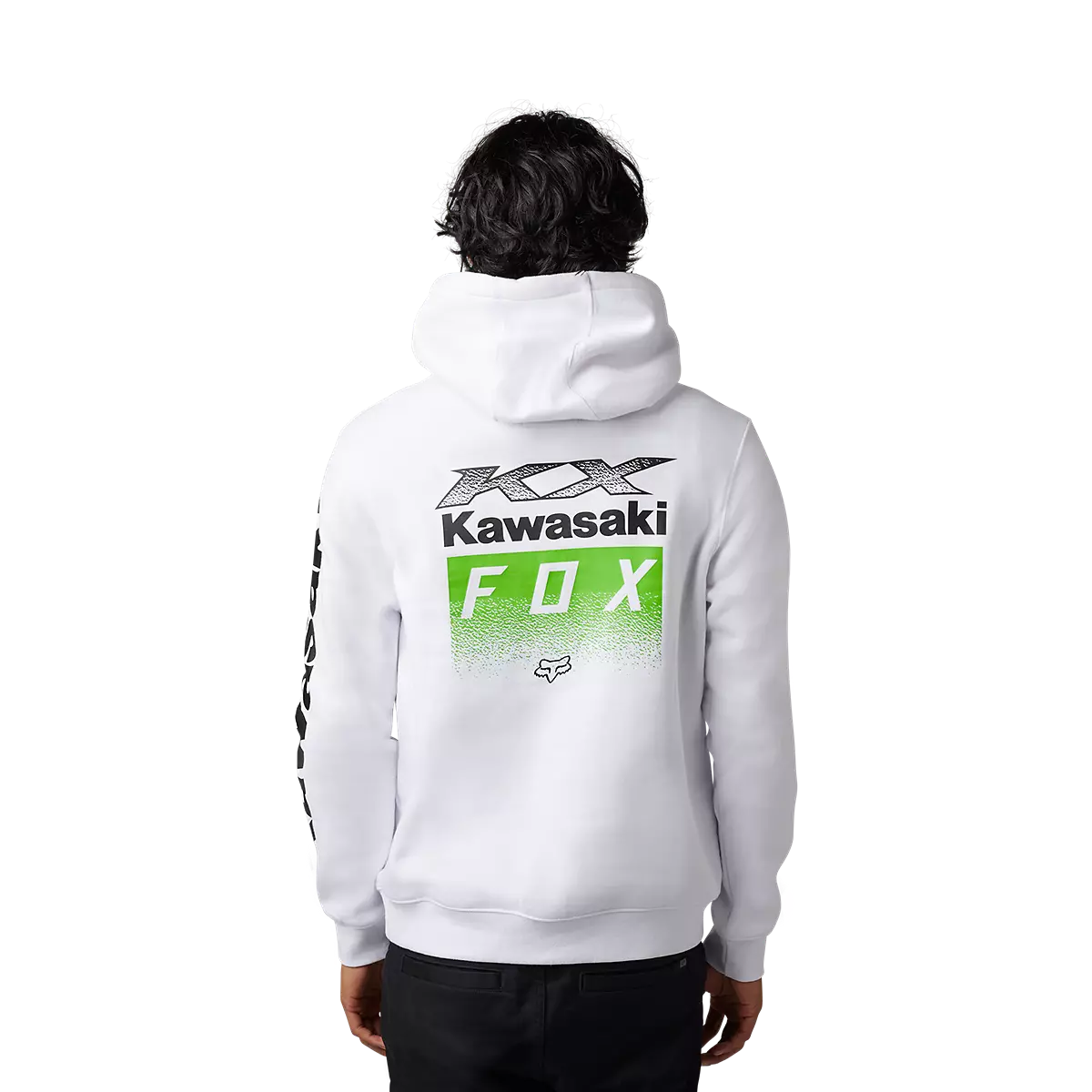 Fox Racing - Fox X Kawasaki Pullover Hoodie-White (30573-008)