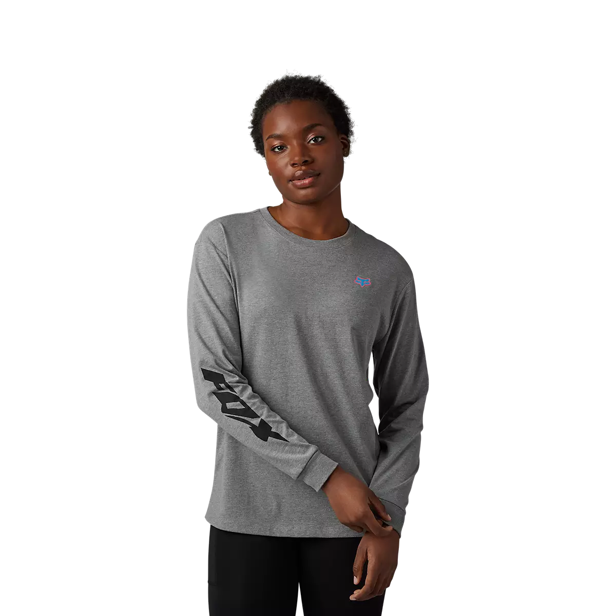 Fox Racing - Morphic Long Sleeve Tee-Heather Graphite (30800-185)