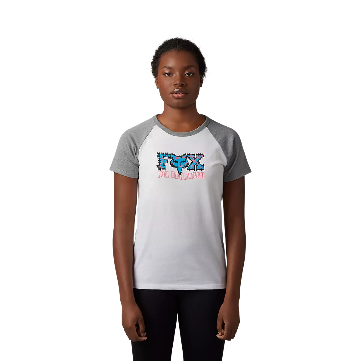 Fox Racing - Barb Wire Raglan Tee-White (30809-008)