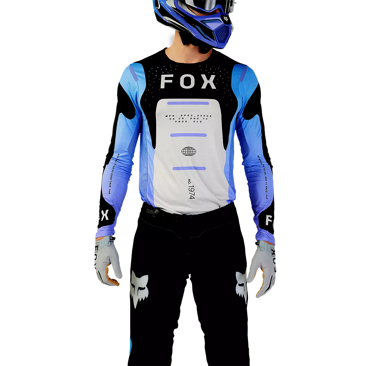 Fox Racing - Flexair Magnetic Jersey-Black/Purple (31267-166)