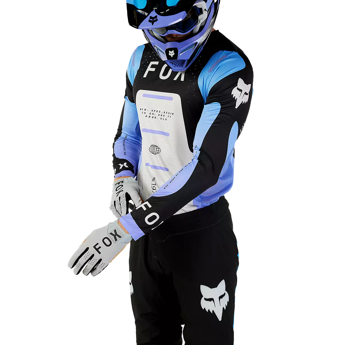 Fox Racing - Flexair Magnetic Jersey-Black/Purple (31267-166)