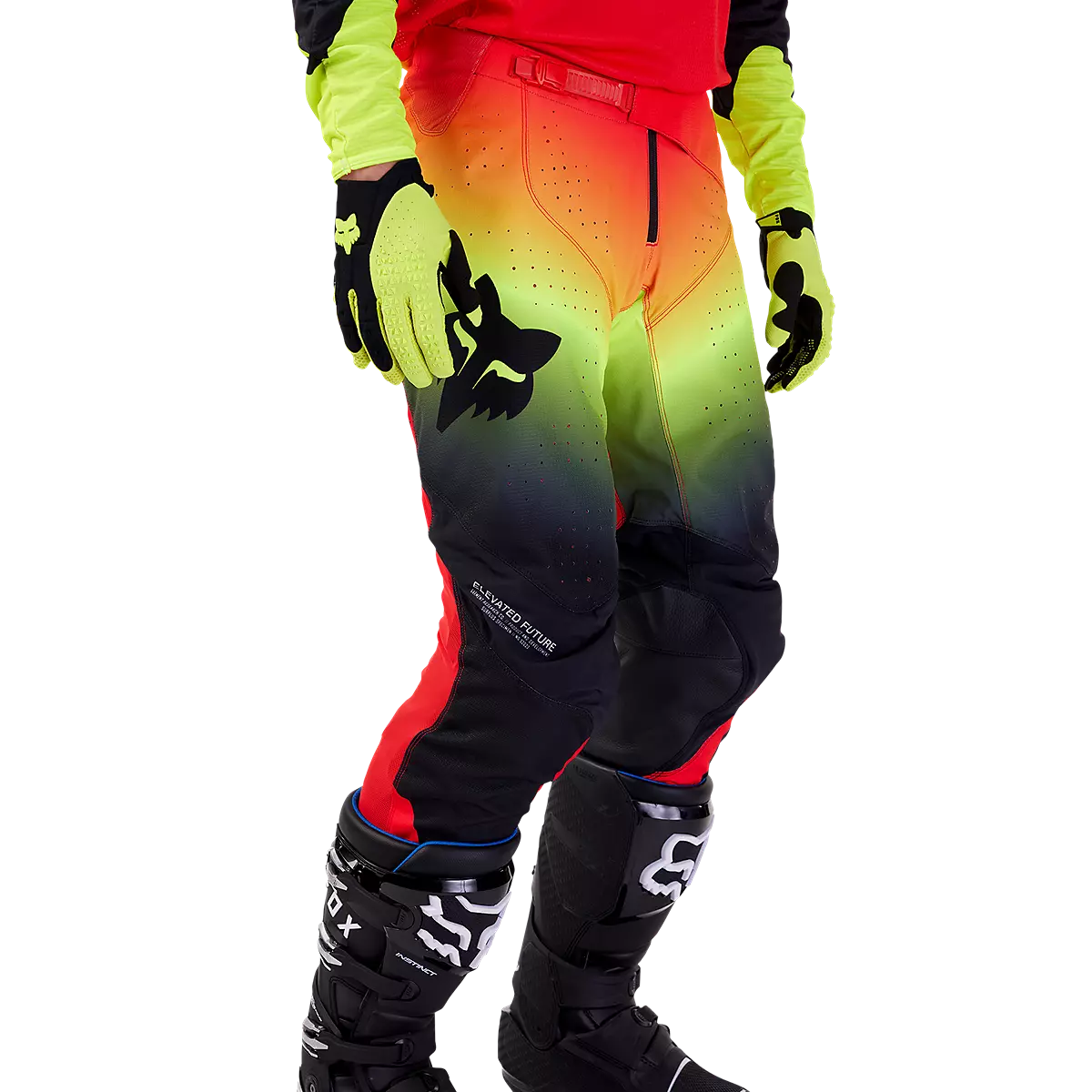 Fox Racing - 360 Revise Pants-Red/Yellow (31292-080)