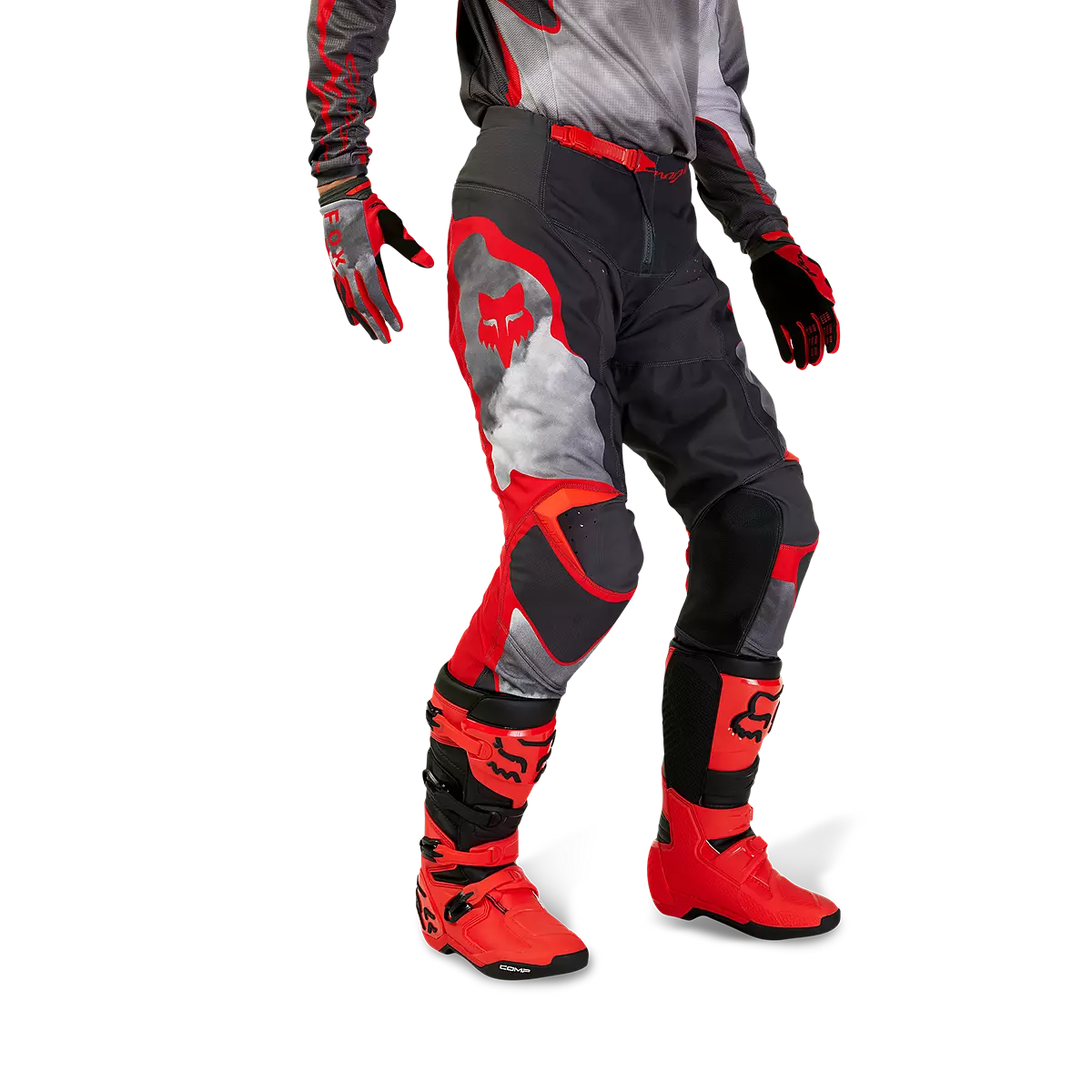 Fox Racing - 180 Atlas Pants-Grey/Red (31298-037)