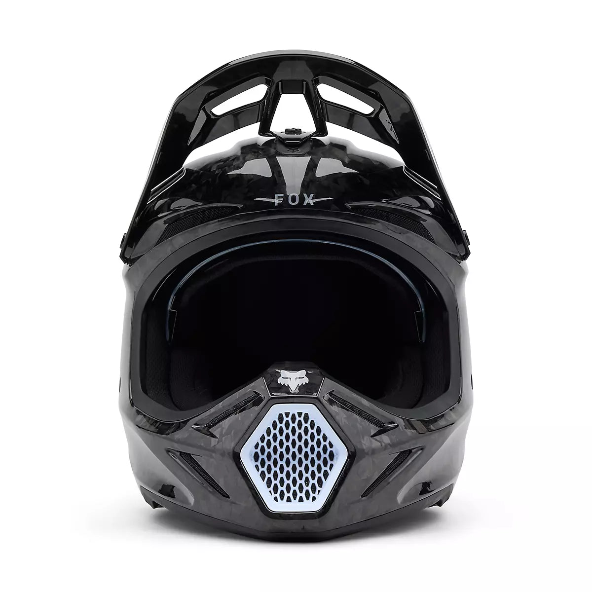 Fox Racing - V3 RS Carbon Solid Helmet-Black (31361-001)