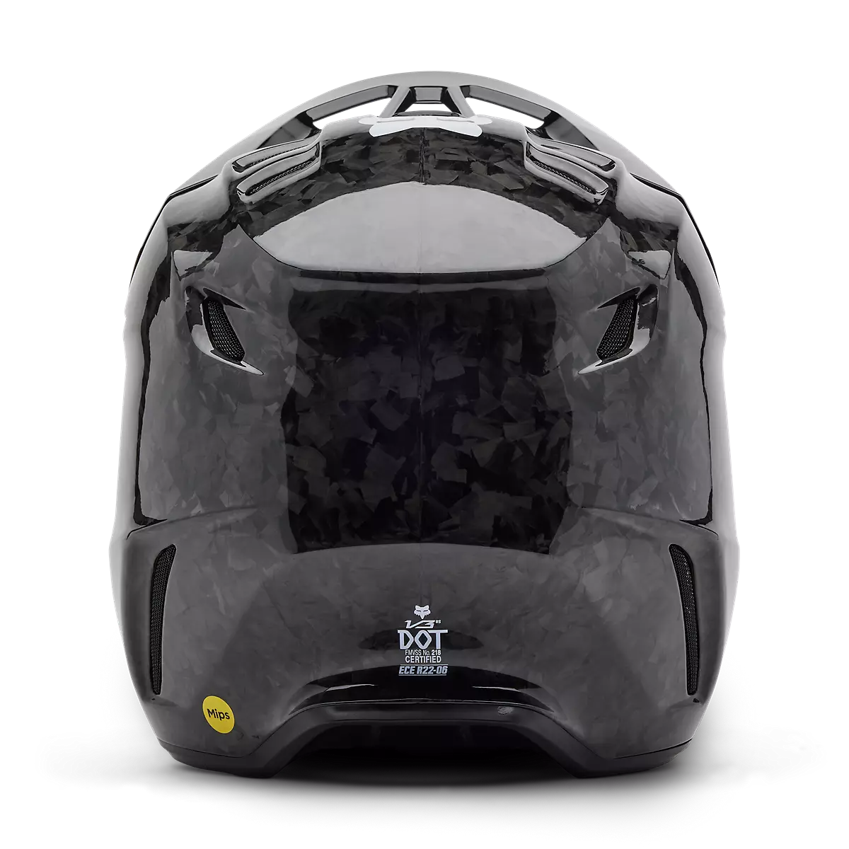 Fox Racing - V3 RS Carbon Solid Helmet-Black (31361-001)