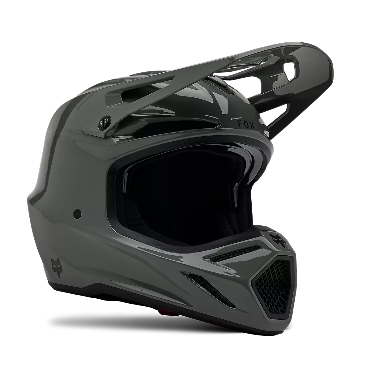 Fox Racing - V3 RS Carbon Solid Helmet-Dark Stone (31361-206)