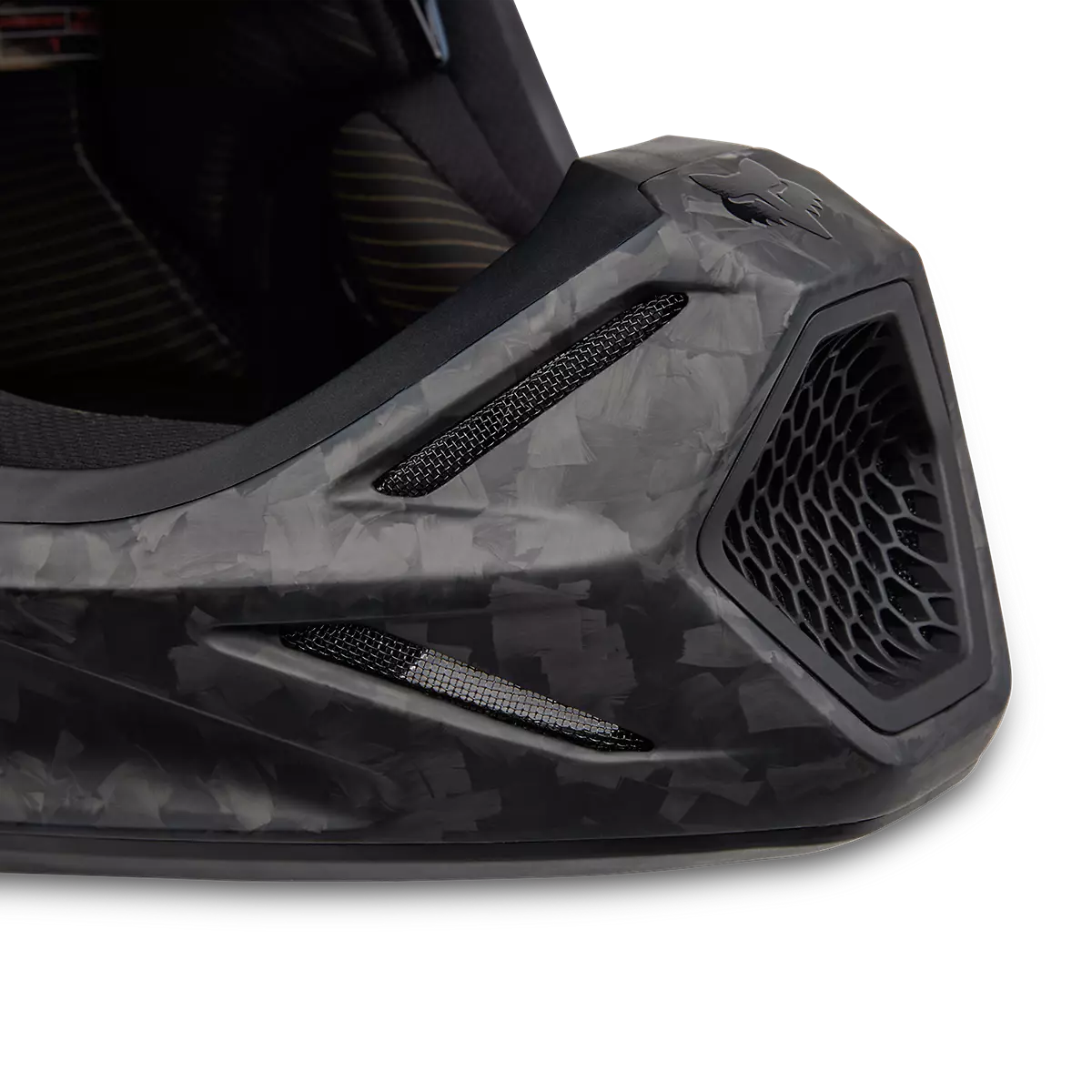 Fox Racing - V3 RS Carbon Solid Helmet-Matte Black (31361-255)