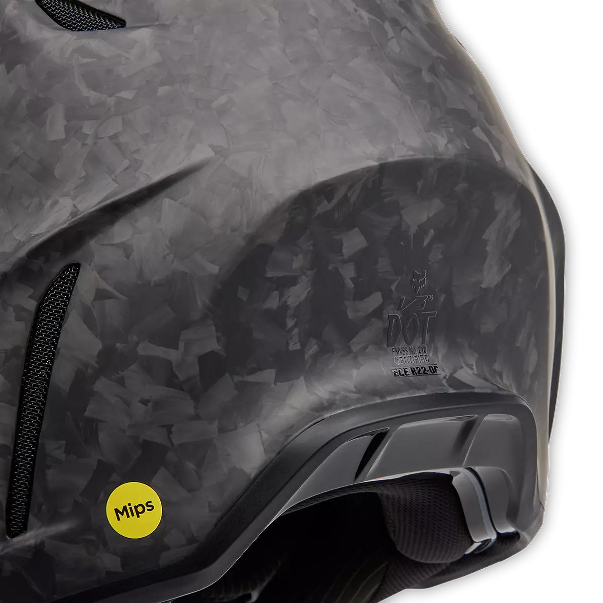 Fox Racing - V3 RS Carbon Solid Helmet-Matte Black (31361-255)