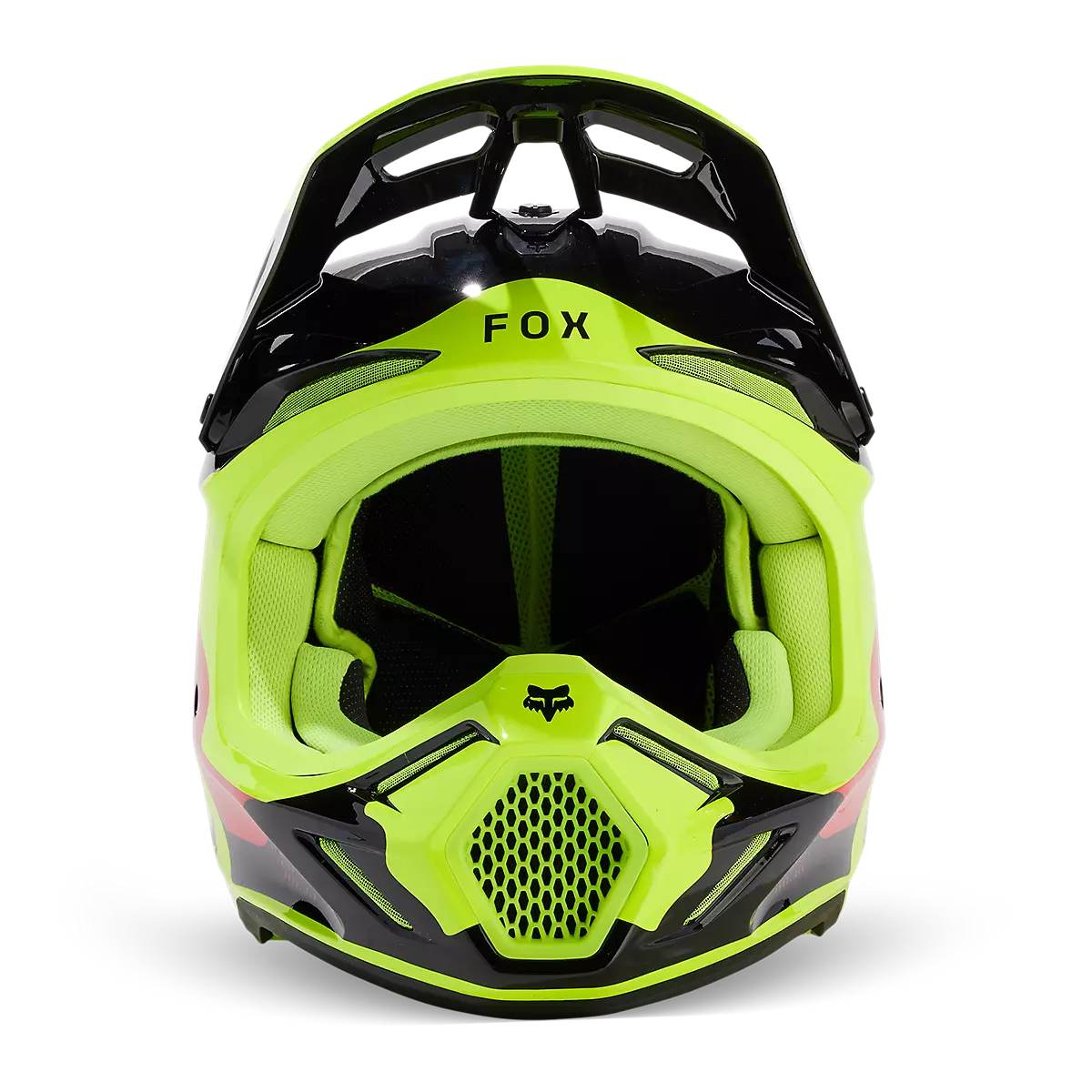 Fox Racing - V3 ReviHelmet-Red/Yellow (31366-080)