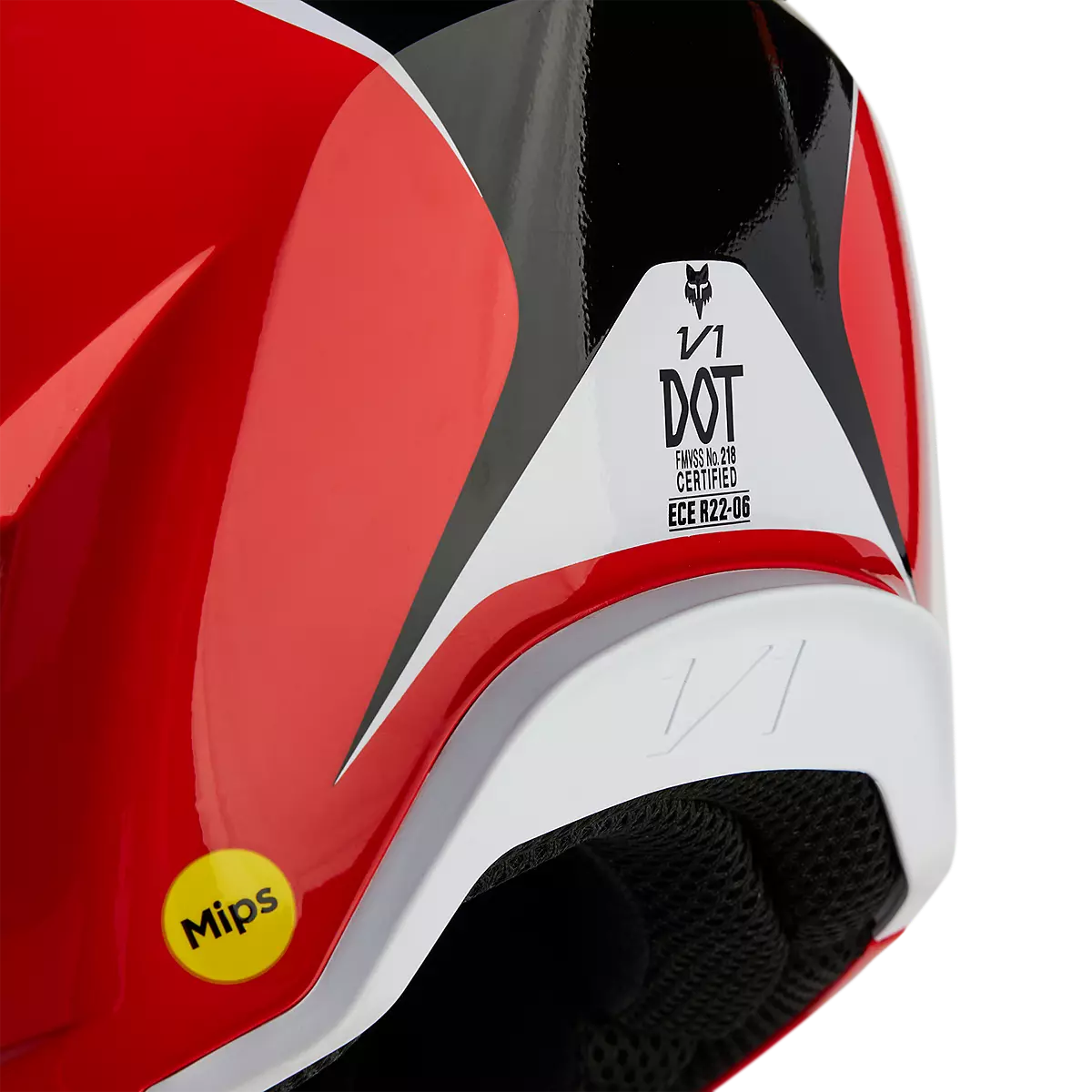 Fox Racing - V1 Nitro Helmet-Flo Red (31370-110)