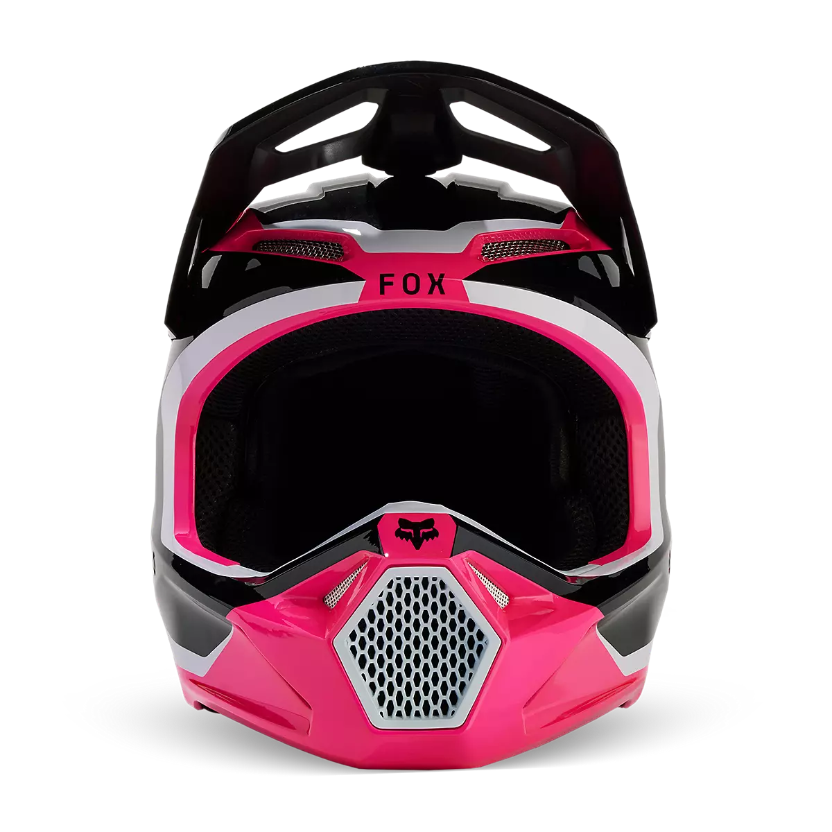 Fox Racing - V1 Nitro Helmet-Black/Pink (31370-285)