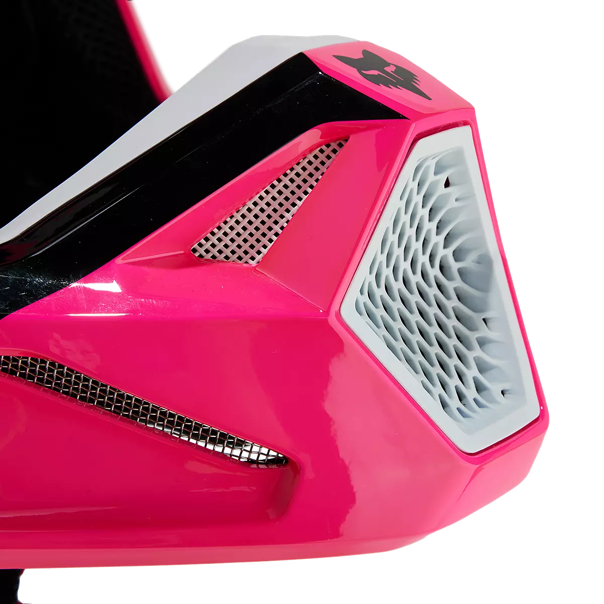 Fox Racing - V1 Nitro Helmet-Black/Pink (31370-285)