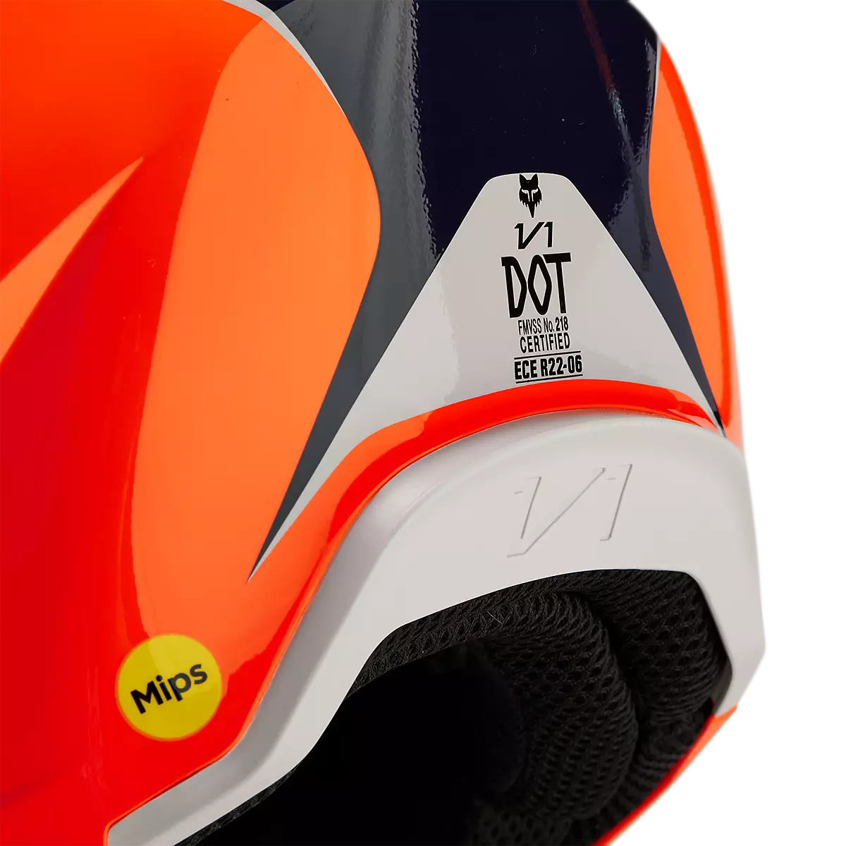Fox Racing - V1 Nitro Helmet-Flo Orange (31370-824)