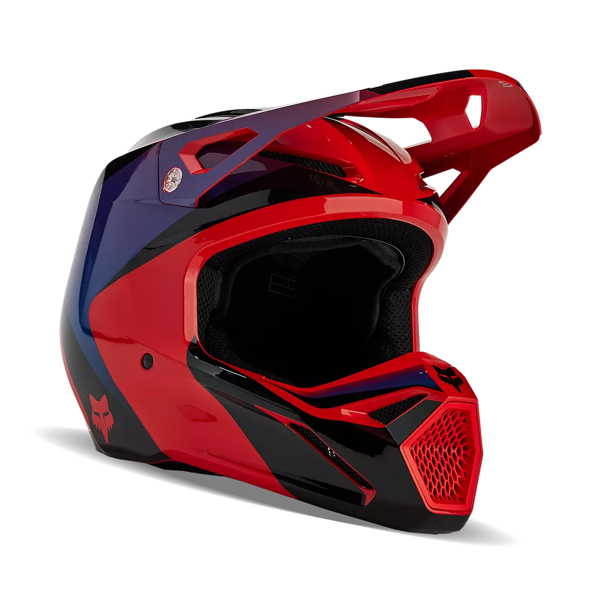 Fox Racing - V1 Streak Helmet-Flo Red (31371-110)