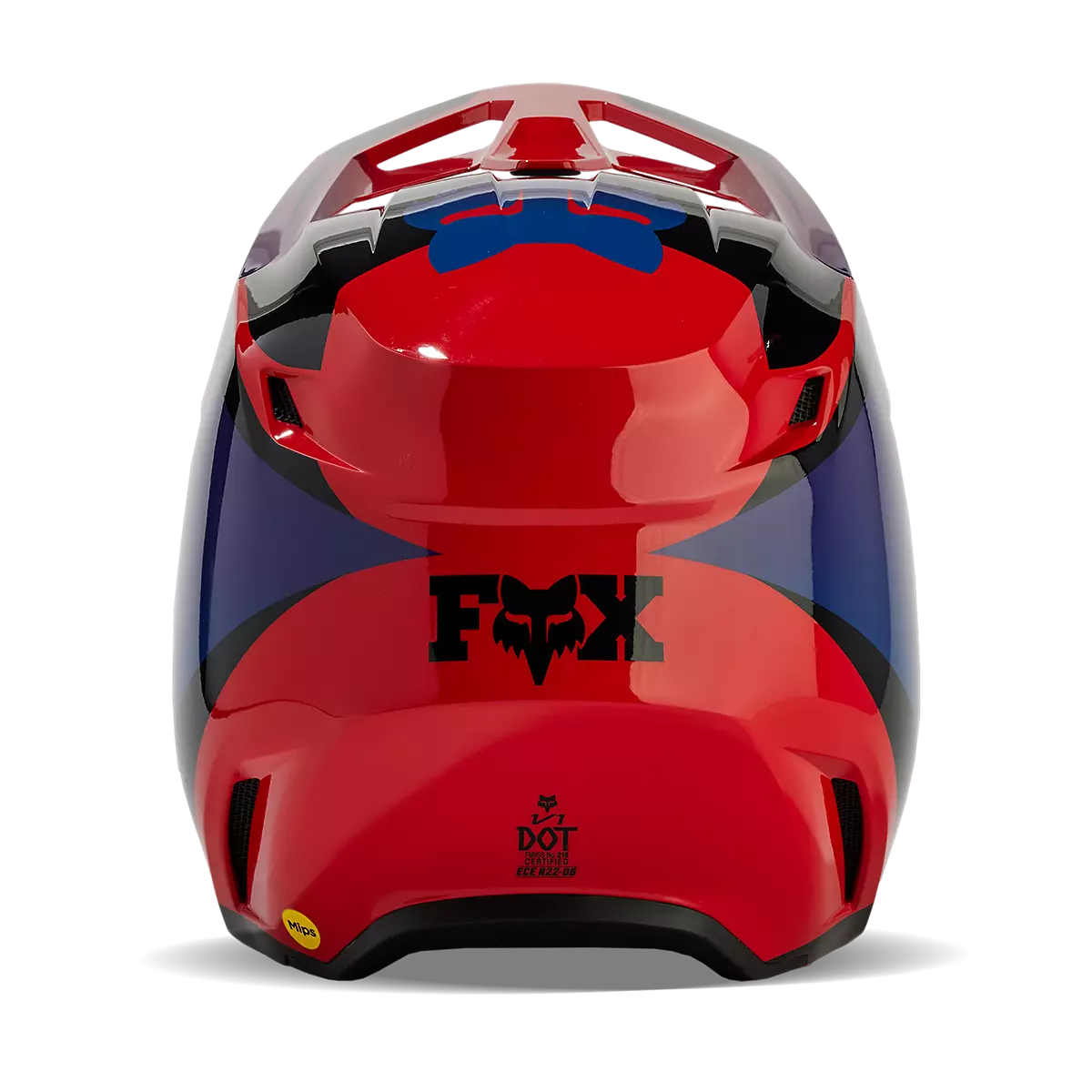 Fox Racing - V1 Streak Helmet-Flo Red (31371-110)