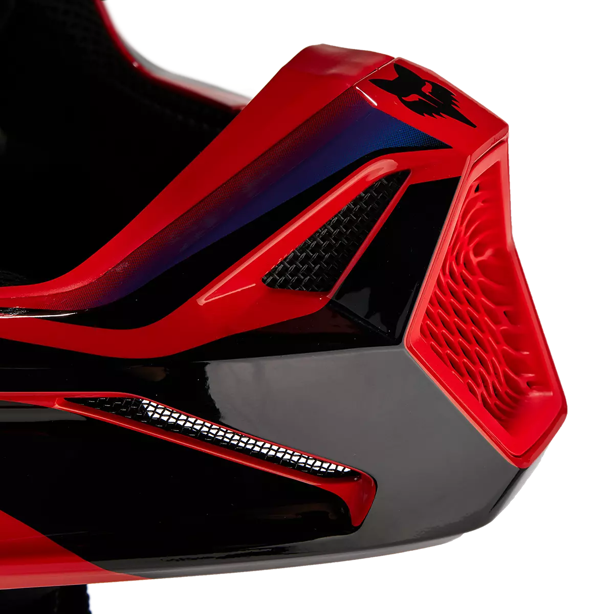 Fox Racing - V1 Streak Helmet-Flo Red (31371-110)