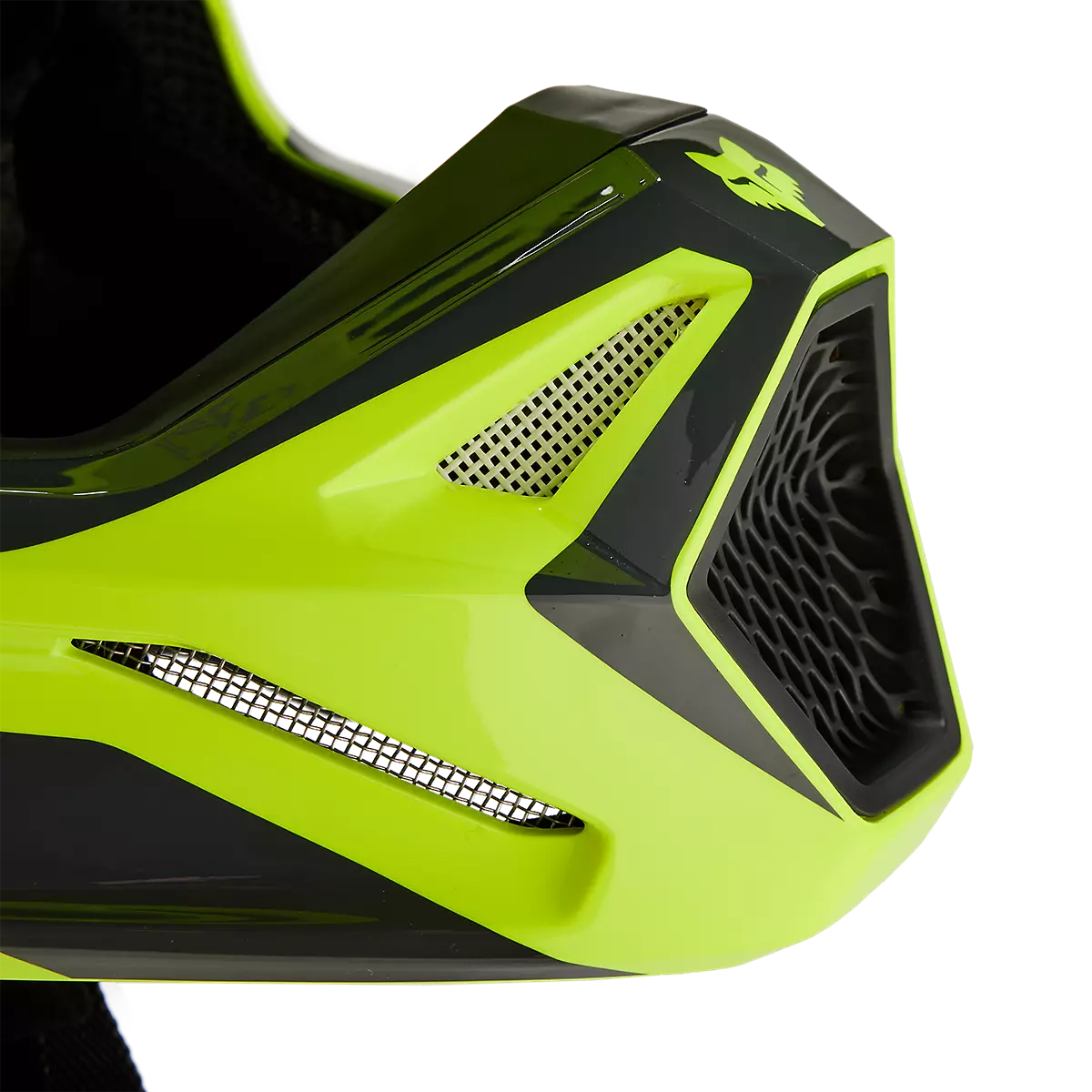 Fox Racing - V1 Flora Helmet-Yellow (31372-005)