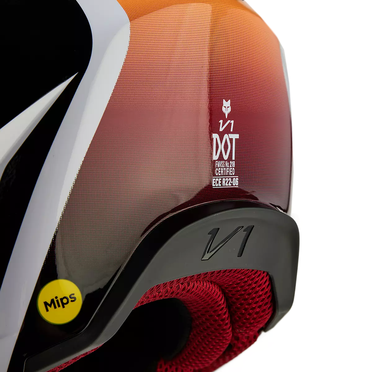 Fox Racing - V1 Flora Helmet-White/Black (31372-058)