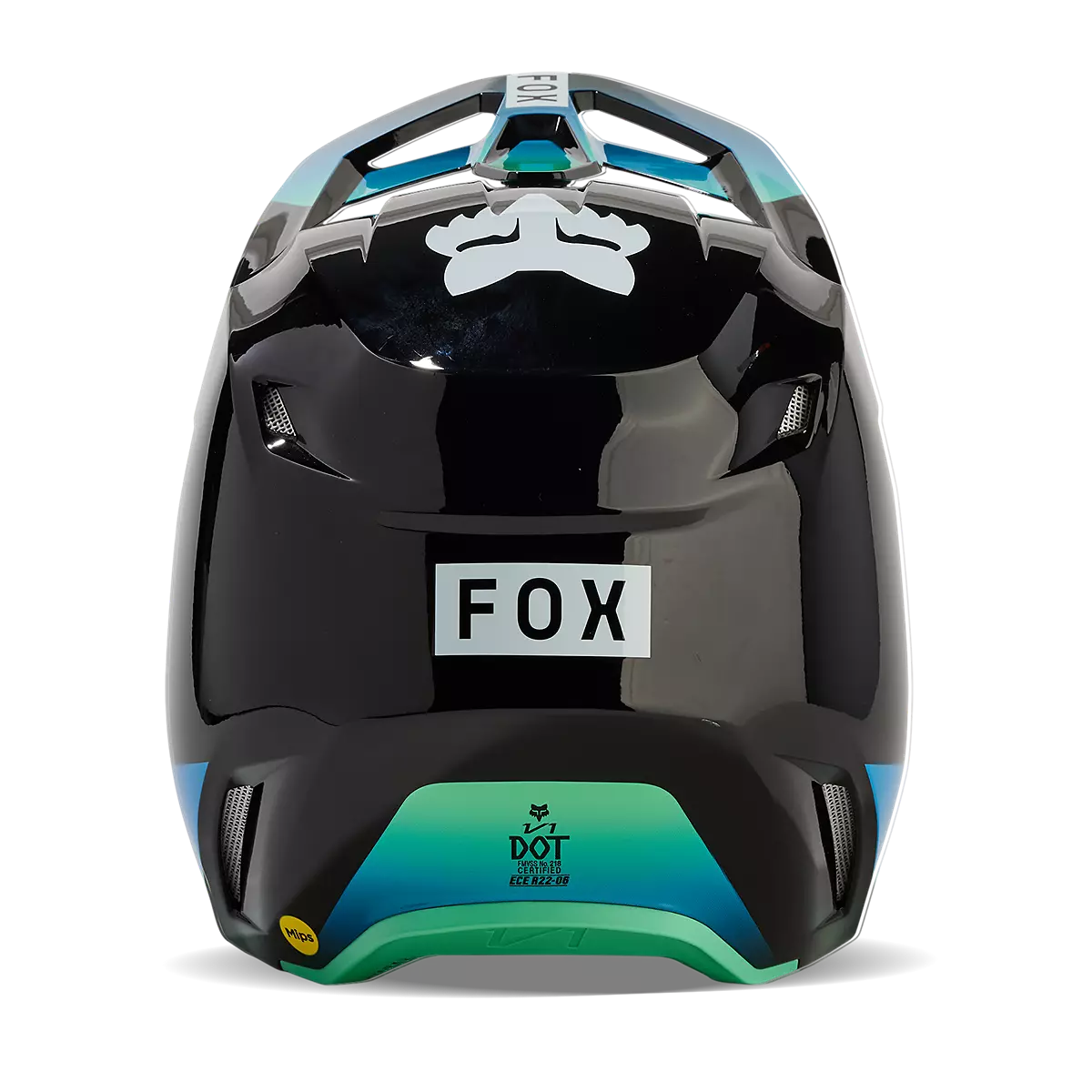 Fox Racing - V1 Ballast Helmet-Black/Blue (31373-013)