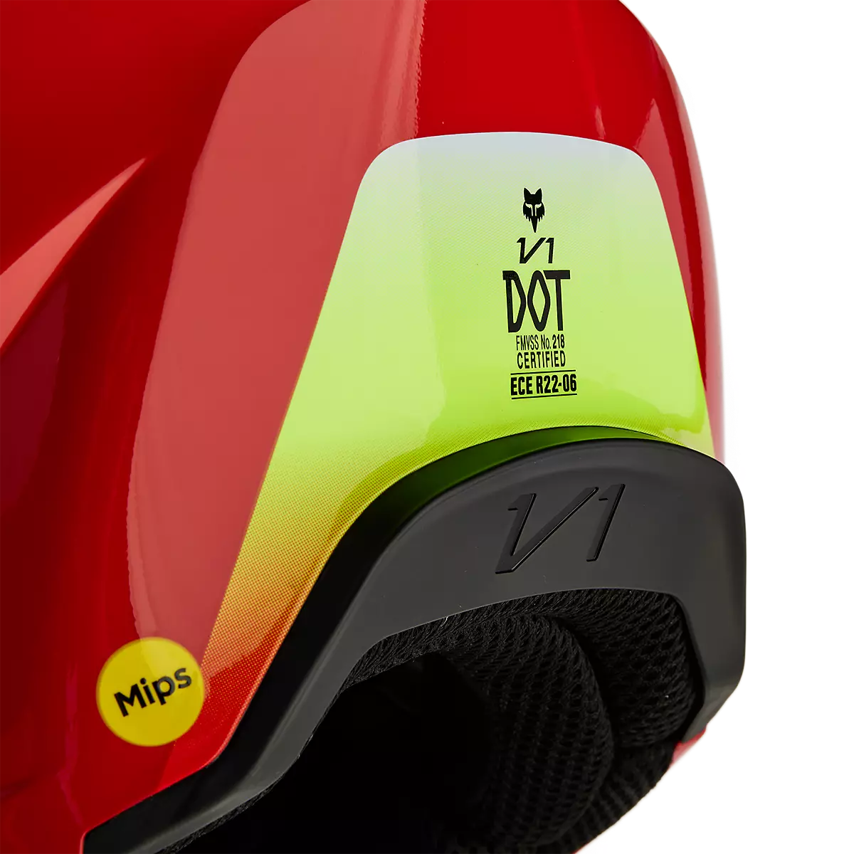 Fox Racing - V1 Ballast Helmet-Flo Red (31373-110)